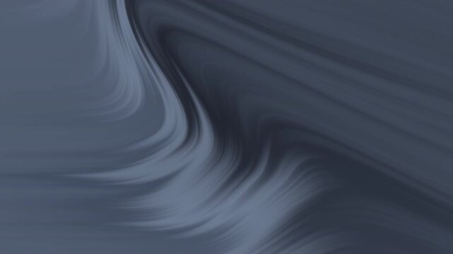 Smooth dark blue gray fluid wave animation background. Ideal for motion graphics, corporate videos, title screens, transitions, tech presentations, and overlays.