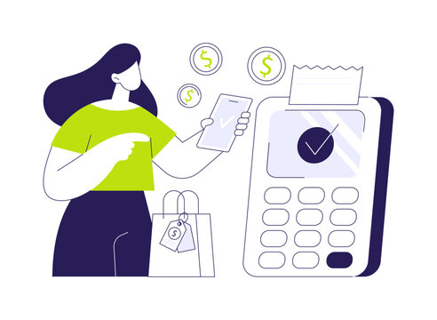 Make payments isolated cartoon vector illustrations.