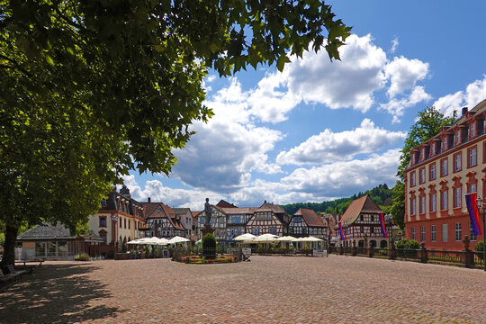 Der alte Marktplatz in Erbach im Odenwald