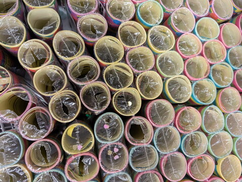 Colorful Gift Wrap Rolls with Heart Details