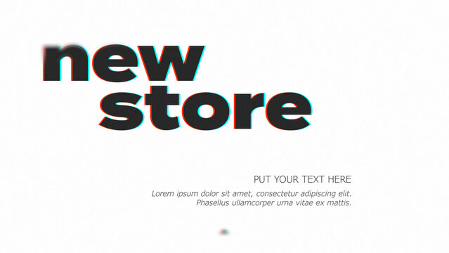 Aisle Header - Professional retail-focused header title animation with clean promotional typography for store campaigns, product ads and branded shopping content