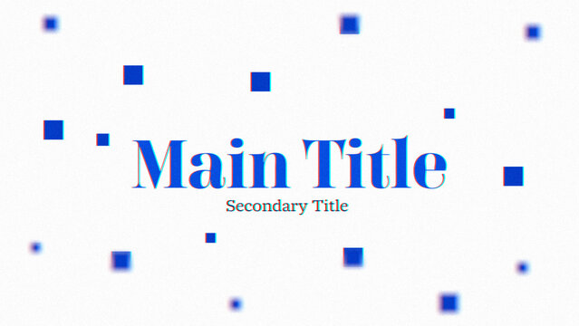 Calm Grid Title - Professional clean minimal title animation with polished typography for corporate videos, explainer content and modern branded presentations