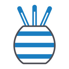 Obraz premium Incense Sticks Vector Icon which can easily modify or edit
