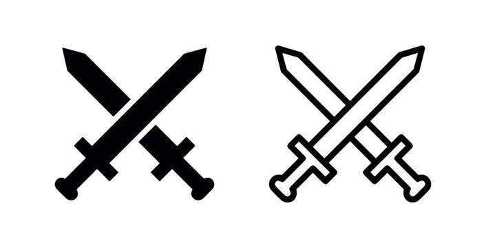 Crossed Swords Battle Icons