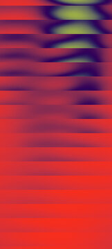 Abstract Design With Waves and Colors in a Smooth Pattern