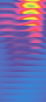 Colorful Wave Patterns Create Visual Flow in an Abstract Design