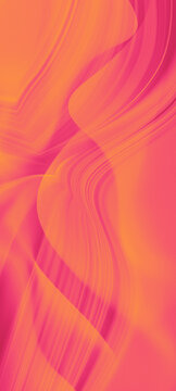 Colorful Abstract Design With Waves and Curves in Warm Tones