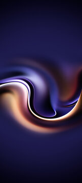 Colorful Wave Pattern on a Dark Background Creates Visual Flow and Movement