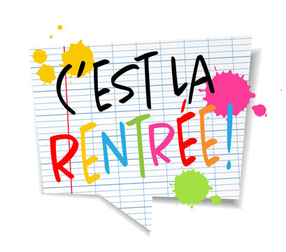 C'est la rentr&eacute;e !