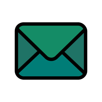 Envelope icon symbolizing email communication, messaging, correspondence, contact, notification, digital delivery, and online communication for websites, software, and business platforms