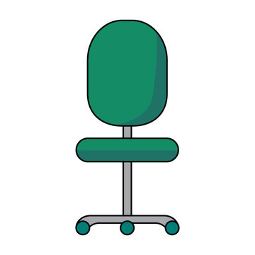 Office chair icon symbolizing workplace furniture, ergonomic seating, business workspace, comfort, and professional office equipment