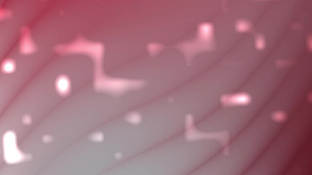 Abstract red leaf texture with soft wavy lines and bright white light spots, ideal for backgrounds, nature themes, and design projects.