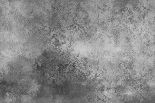 Graphic gray textured background with various textures. Computer wallpaper or advertising background.