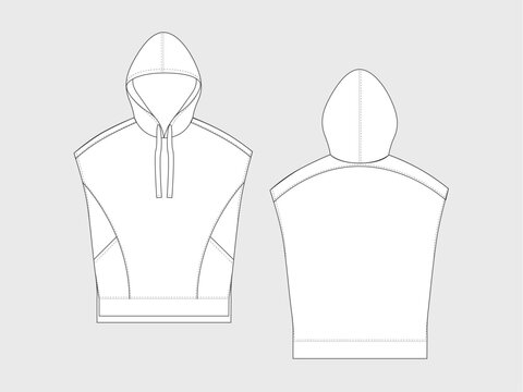 Sleeveless Hoodie Running Jacket