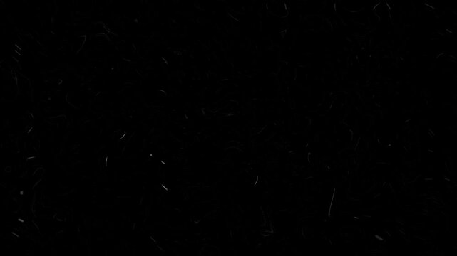 The Flim Rolling black Screen with dust and scratches. Noise, dust and grain on old damaged film surface.
Old film grunge on black background realistic flickering, 4K motion graphics.