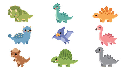 Cute dinosaur collection © ImamBombo