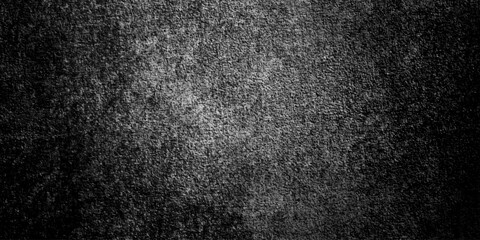 Dark blackboard and chalkboard studio rough grunge wall texture background. natural urban black limestone Wall Stucco Texture rustic smooth plaster design. © MST