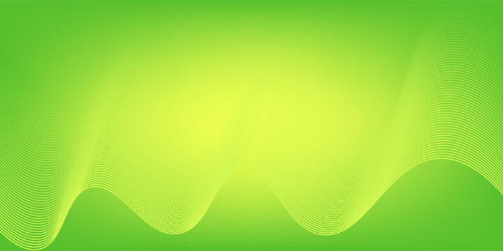 Abstract dot green yellow color wave pattern screen led light gradient texture background. Technology big data digital concept. 3d rendering.