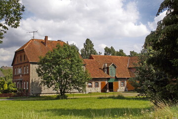 Fototapeta premium Bauernhof in Reher