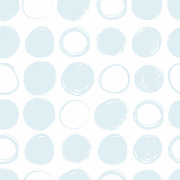 Subtle abstract seamless pattern, vector background with hand drawn elements.