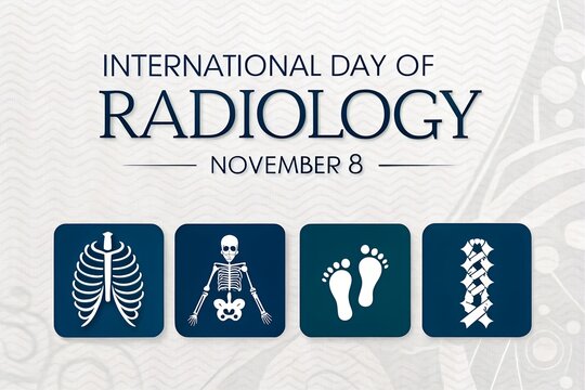 International day of radiology awareness concept november 8 with radiology
