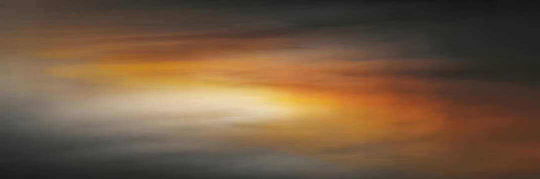 Abstract textured background with warm orange and yellow streaks.