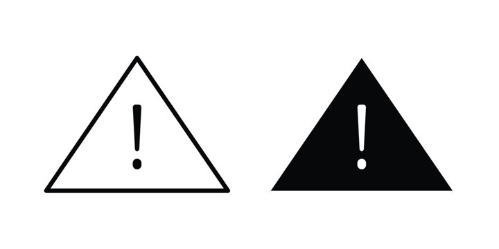Alert icon editable pictograms collection