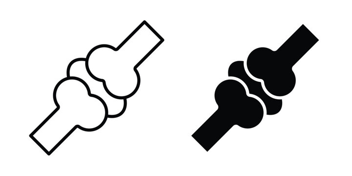 Joint icon editable pictograms collection