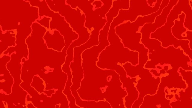 Abstract red and orange organic marbled pattern