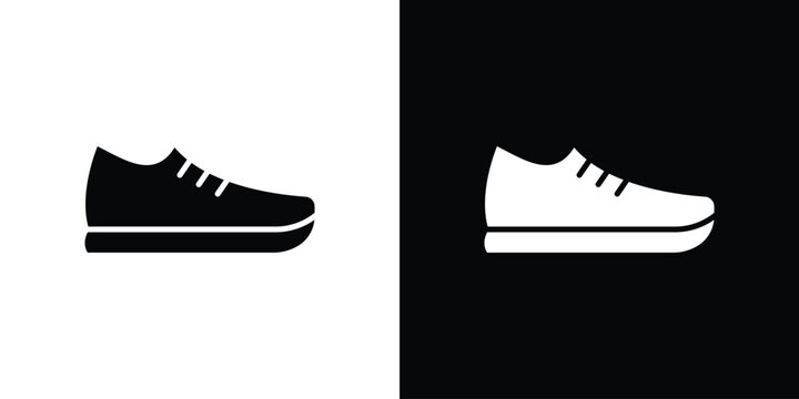 Shoes icon outline logo group