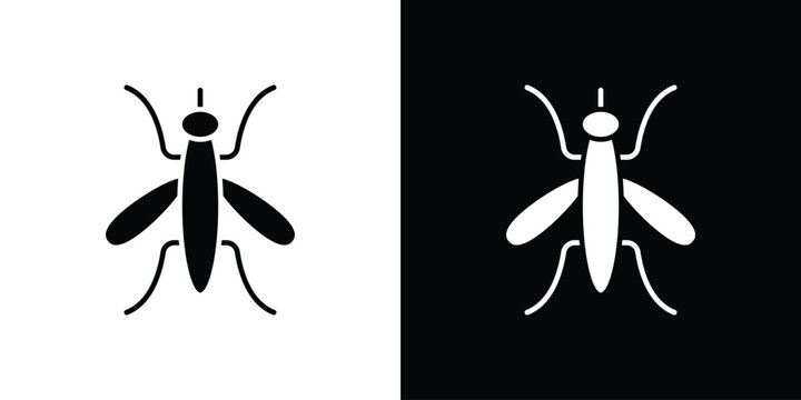 Mosquito icon outline logo group