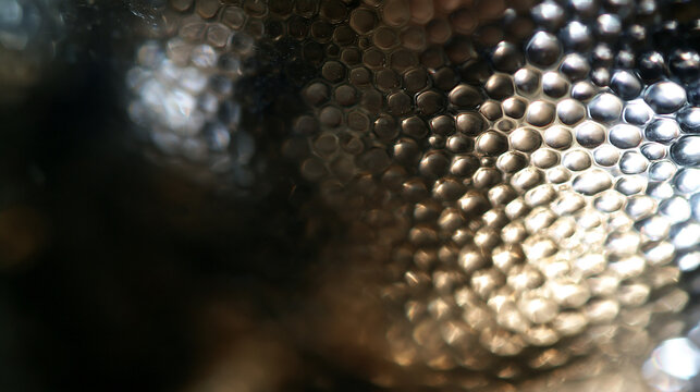 Close-up Texture of Reptile Skin Scales