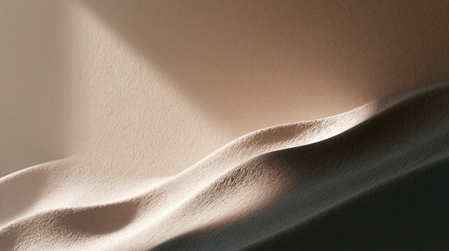 Soft Fabric Texture with Natural Light and Shadow