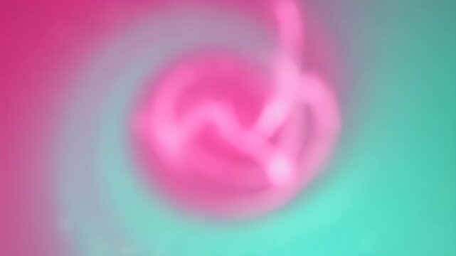 Abstract Pink and Mint Gradient Light Blur Background