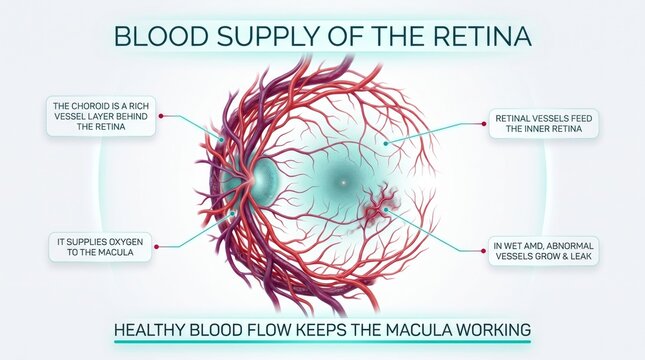 Blood supply of the retina