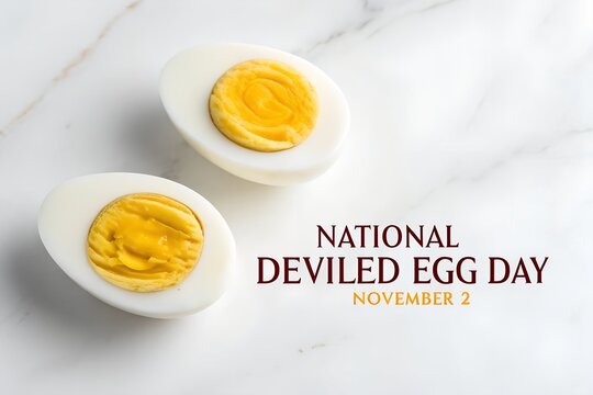National deviled egg day celebration november 2 food concept with appetizer
