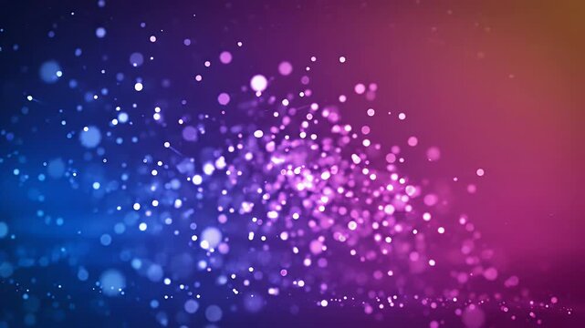 Colorful Gradient Background with Floating Particles