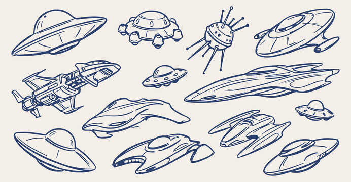 alien spaceships seamless pattern, futuristic spacecraft background, sci fi ufo texture, cosmic spaceship vector, alien vehicle wallpaper, space explorer sketch, futuristic vehicle pattern, outer spac