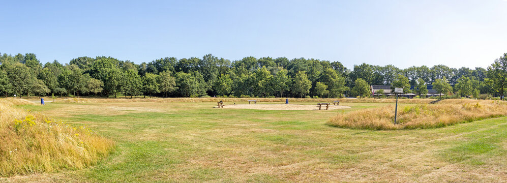 Kwintelooijen circle in Utrechtse Heuvelrug national park, Rhenen, Netherlands