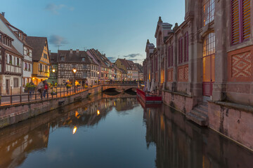 Obraz premium Colmar's Old Town in Alsace