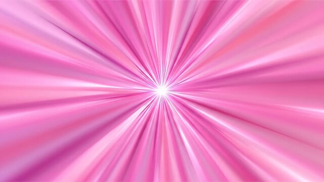 Pulsating Pastel Pink Radial Starburst Abstract Background Animation