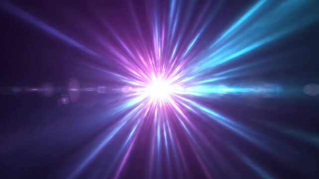 Radial Starburst Light Rays Abstract Gradient Animation Background