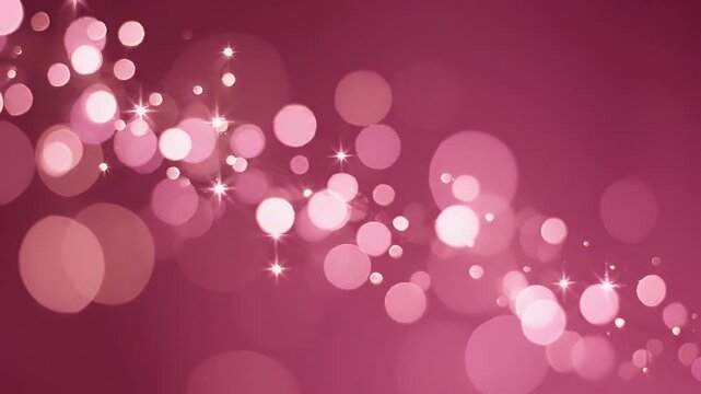 Soft Pink Bokeh Abstract Light Background Loop
