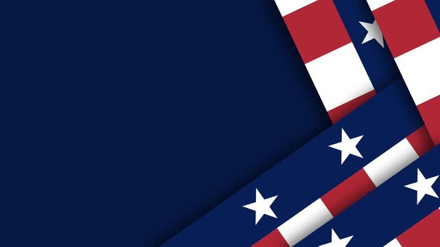 Patriotic Texas Flag Theme Background with Stars and Stripes.