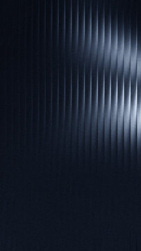 Dark blue gradient background ribbed glass fluted texture
