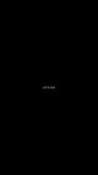 Dynamic Let's Go text animation glitch typography modern digital effect cinematic style. gaming intros, sports promotions, motivational , countdowns, event openers, trailers, livestream overlays,