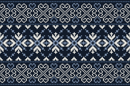 A variety of seamless, horizontally continuous patterns designed for fabrics, clothing, backgrounds, and decorative use.