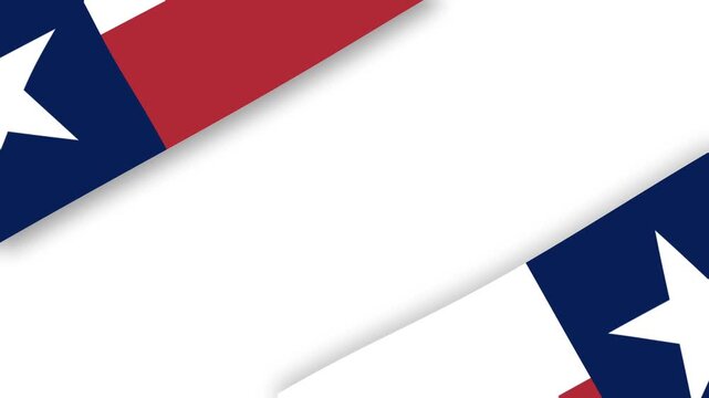 Texas Flag Frame Background with Copy Space for Patriotic State Theme.