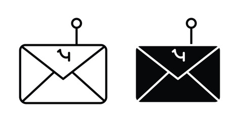 Email phishing icon flat art series © basit