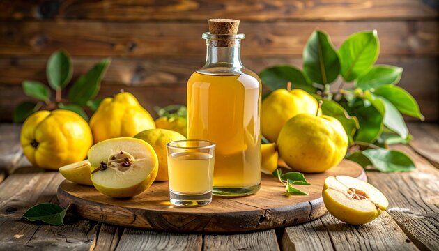 Quittenschnaps mit ganzen Quitten